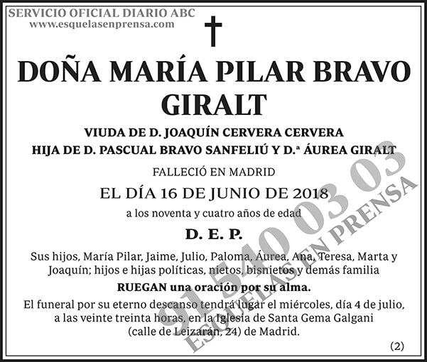 María Pilar Bravo Giralt